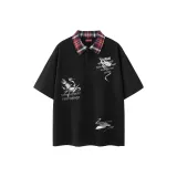 Чёрный / Красный в клетку