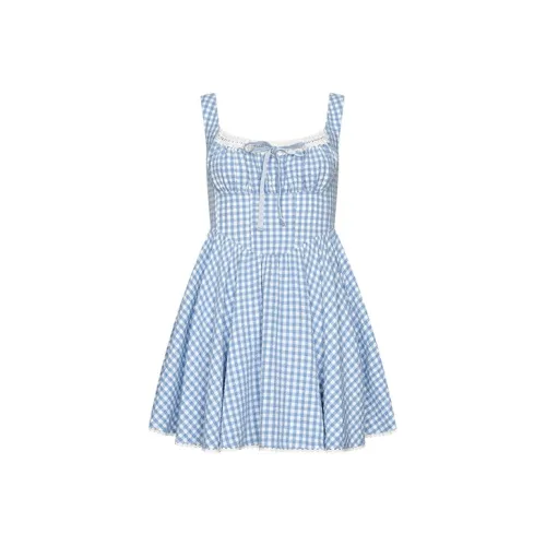 URBAN REVIVO Miu Girlish Без рукавов Платье Женское