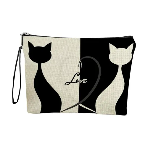 Ji Shengrui Черный Белый Котенок Панда Помада Портативный Премиум Feel Мода Многофункциональный Хранение Косметичка