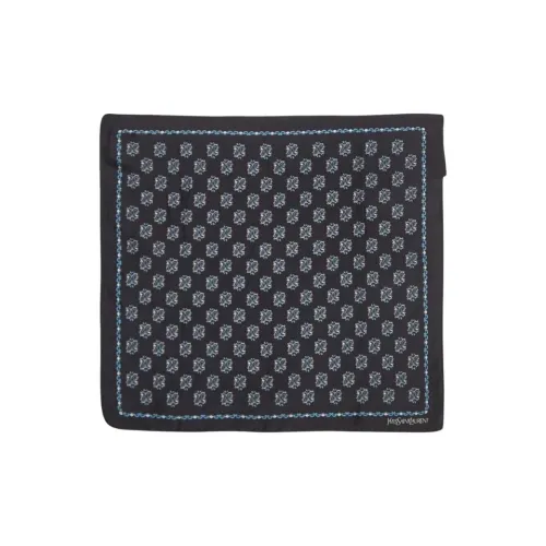 SAINT LAURENT Шелковые шарфы Женские Черный