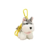 Gray Шнауцер [Pink Bib + Yellow Braided String Bracelet]  
Серый Шнауцер [Розовый нагрудник + Желтый шнурковый браслет]