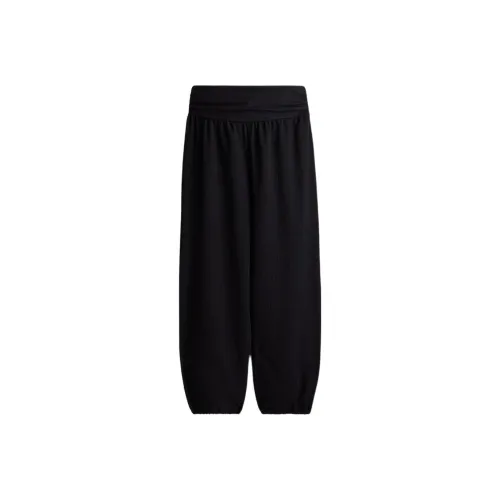 H&M Черные Женские Повседневные Брюки
