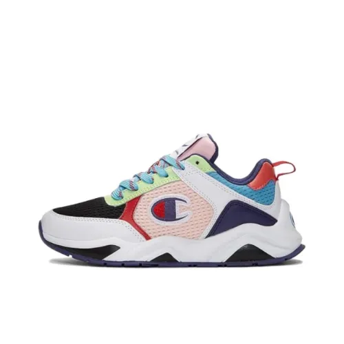 Champion 93 Eighteen Блок Устойчивый к Износу Низкий Топ Повседневная Обувь Женская Белая