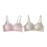 Розовый + Светло-розовый