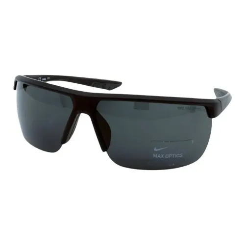 Nike Ацетат Прямоугольные Солнцезащитные очки Мужские Черные