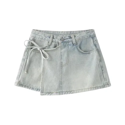 AFGGD Светло-синие Женские Джинсовые Шорты