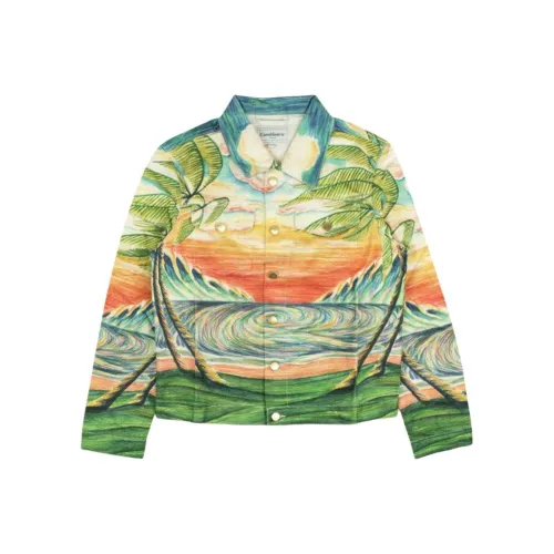 CASABLANCA Denim Jacket Men's Multicolor