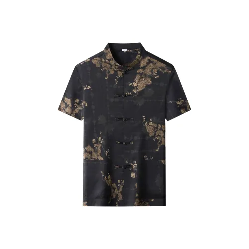 DKRVT Черный [Упаковка Включена] Мужские Рубашки