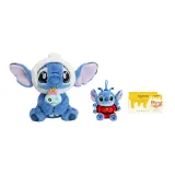 Стич Бун Эффект Плюшевый + Стич Битва Подвеска + Открытка