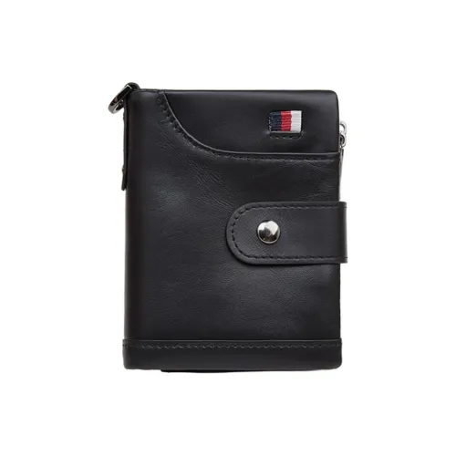 Old Man's Head Держатель для карт и кошелек из коровьей кожи стандартный мужской черный кофейный коричневый