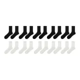 10 пар (5 черных + 5 молочно-белых)