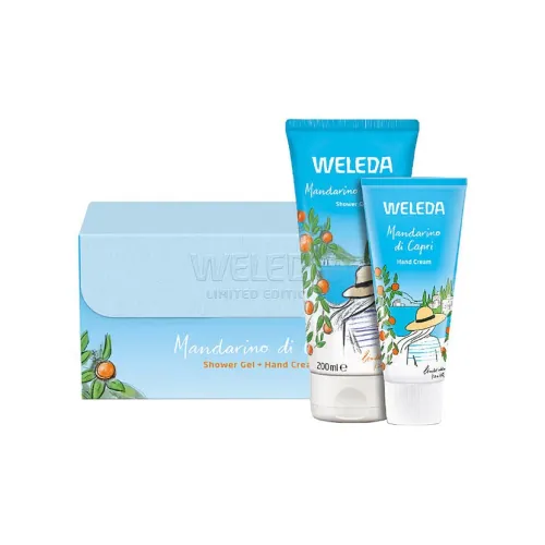 WELEDA Capri Красный Оранжевый Ограниченный Набор для Ухода за Кожей Soothing Skin Ароматический 200 мл + 50 мл