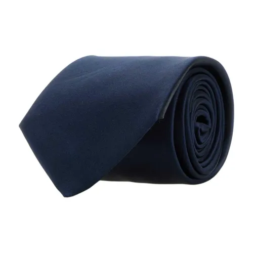 SAINT LAURENT Шелковые галстуки Мужской Морской синий