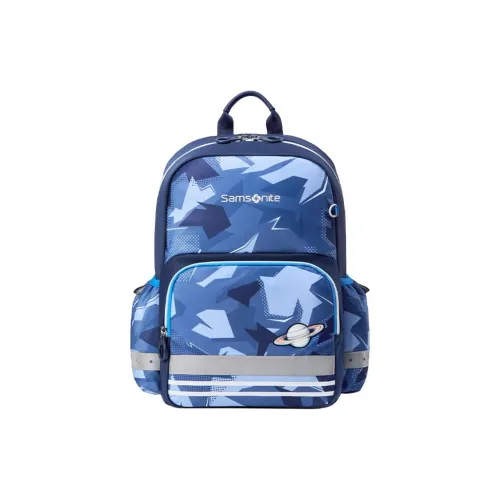 SAMSONITE Нейлон Студенческая Сумка Большая Унисекс Синяя