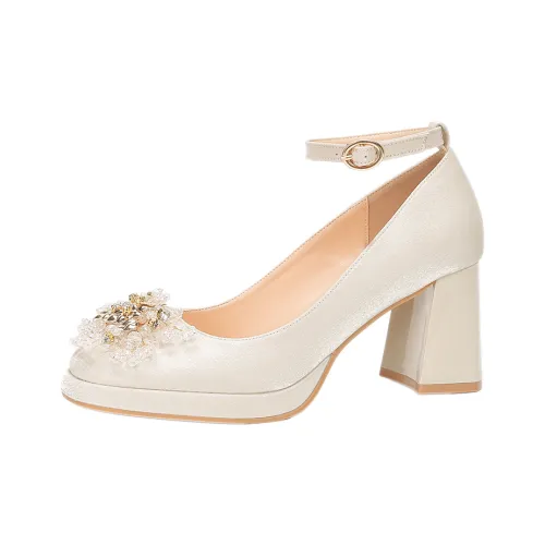 Lanza Высокие каблуки Женские Абрикос