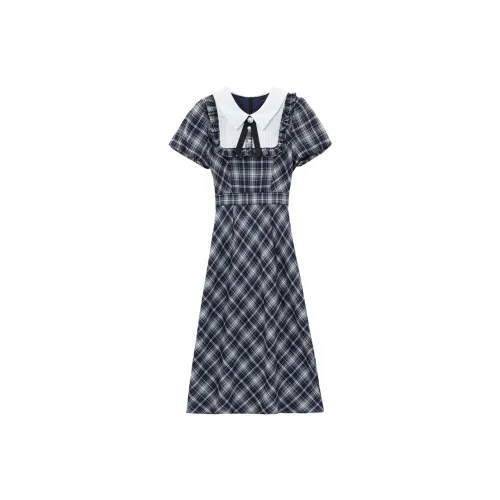 ZUKIZUKI Короткое платье с короткими рукавами женское