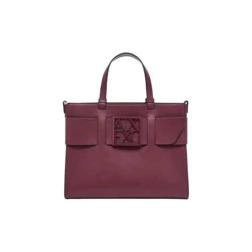 ARMANI EXCHANGEAE Полиуретан Тоут Сумка Сумка для покупок Сумка Большая Женская Бордовая Красная