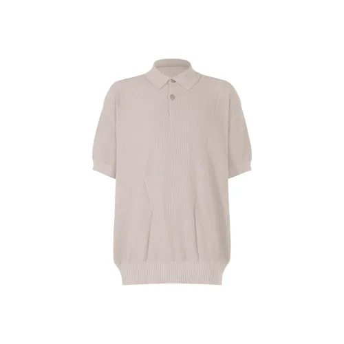 ISSEY MIYAKE Серое Унисекс Поло