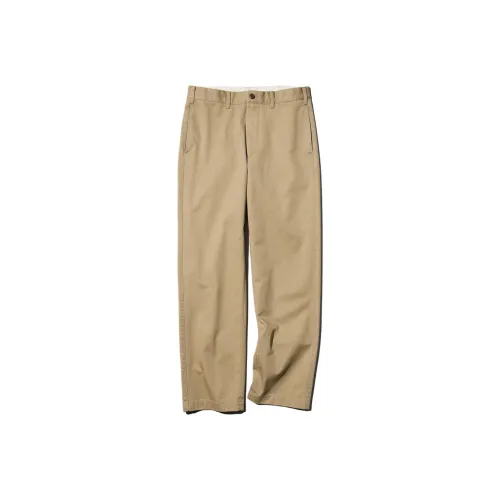 UNIQLO Верблюжий Унисекс Повседневные брюки