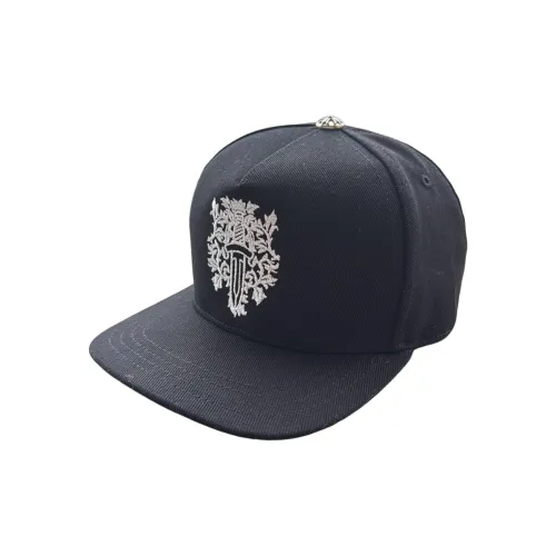 Chrome Hearts Denim Cotton Caps Unisex Black Chrome Hearts Деним Хлопок Кепки Унисекс Черный