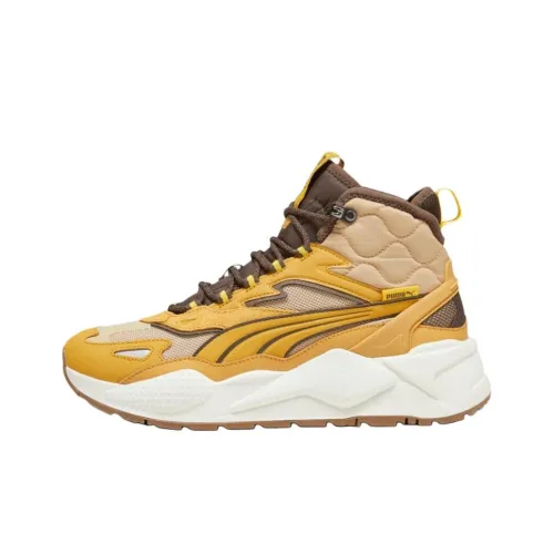 PUMA RS X Abrasion Resistant High Топ Повседневная обувь Мужская Желтая