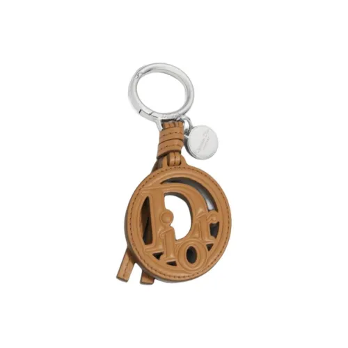 DIOR Телячья кожа Брелоки Unisex Light Коричневый