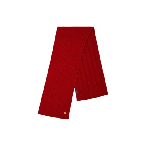 VERSACE Трикотажная ткань Шерсть Metal Knit Шарфы Мужской Красный