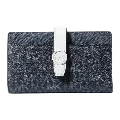 MICHAEL KORS Greenwich Холст Кошелек Средний Женский Темно-Серый