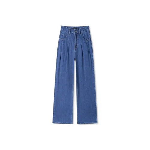 SEVEN FOR ALL MANKIND Женские джинсы синие