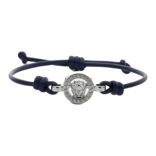 VERSACE Medusa '95 Lambskin Браслеты Шнурки Женские Синий