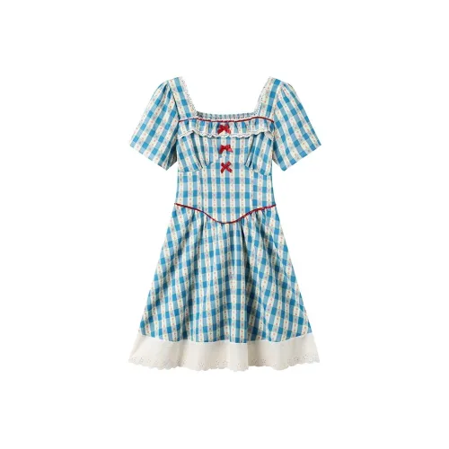 GULIANFEI Короткий рукав Платье Женское