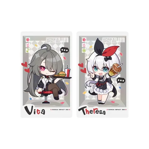 MIHOYO Honkai Тереза DELICIOUS Shipment Коллекция Тиби VITA Голографические билеты