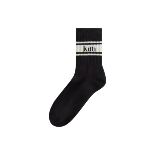 KITH Collaboration 1 упаковка черные мужские носки MID до икры