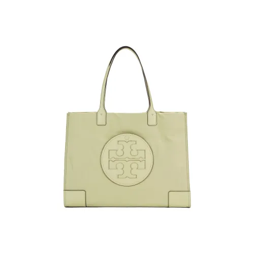 TORY BURCH Ella Переработанный Нейлон Тоут Сумка Сумка для покупок Сумка на плечо Сумка среднего размера Женская Светло-оливково-зеленая
