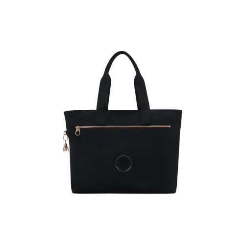 Kipling Ткань Тоут Сумка Сумка для покупок Сумка на плечо Сумка Большая Женская Enchanting Черный Розовый Золотой