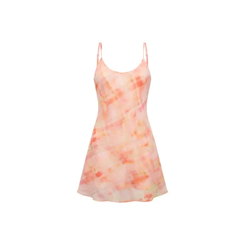 NUTH Розовый оранжевый Женские Слиплатья