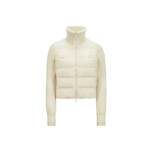 MONCLER Белые Женские Пуховики