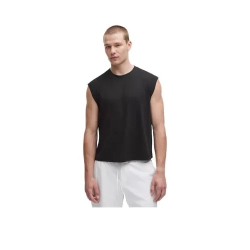 lululemon Мужские майки черного цвета