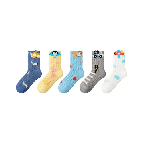 Primeet Инопланетянин Пингвин 5 пар [Дышащая сетка Стиль] Унисекс Носки