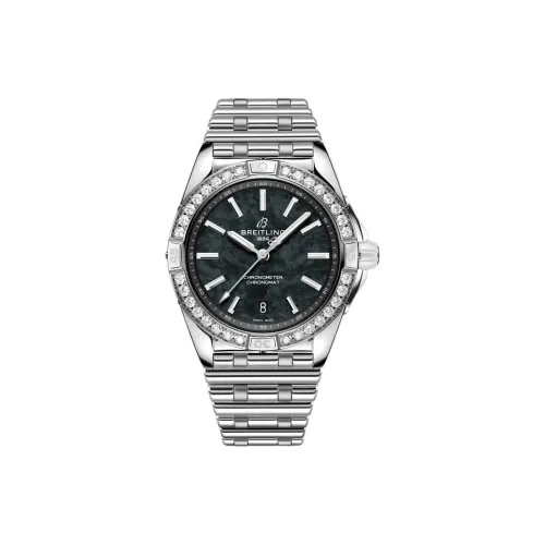 Breitling Автоматический Механический Movement Унисекс Коллекция Mechanical Chronograph Watch 38 мм Черный