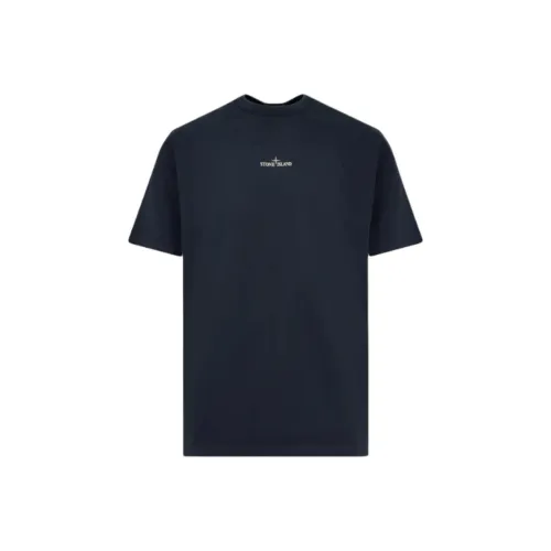 STONE ISLAND Рубашка Мужская Синяя