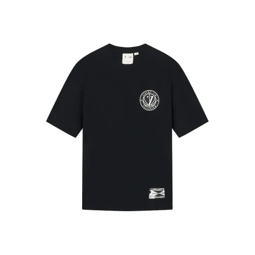 Палладий x LINSHUHAO LIANMINGKUAN T-рубашка унисекс свинцово-черная