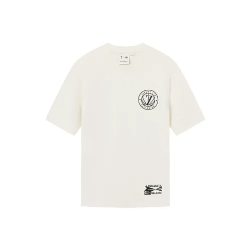 Палладий x LINSHUHAO LIANMINGKUAN T-рубашка унисекс Ванильный лед