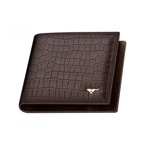 SEPTWOLVES Коровья кожа Кошелек Мужской Кофе