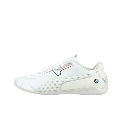 BMW MMS x PUMA Drift Cat 8 Устойчивые к истиранию Низкие Кроссовки для тренировок Мужские Белые