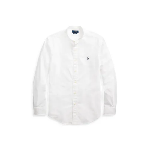Polo Ralph Lauren Белые Мужские Рубашки