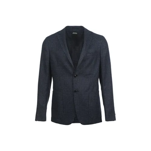 Ermenegildo Zegna Темно-синий Мужской Деловые костюмы