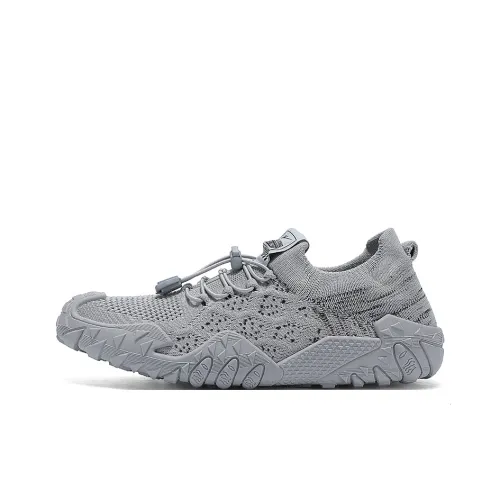 Binary Легкий Дышащий And Резистентный к поте Низкий Топ Кэжуал Мужской Серый