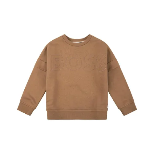 Hugo Boss Коричневый Kids Свитшоты