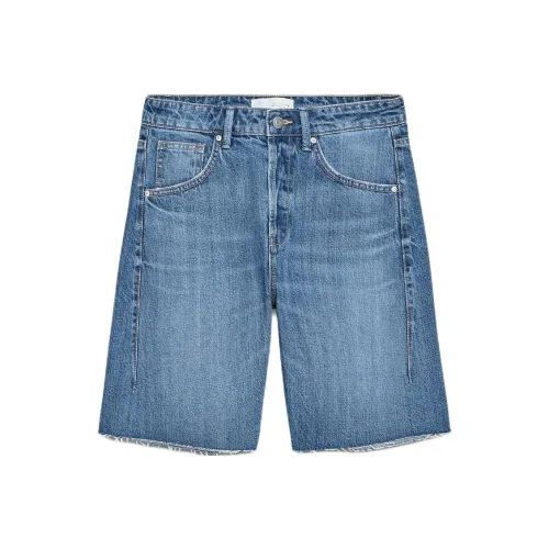 ZARA Trf Морской синий Женские джинсовые шорты
